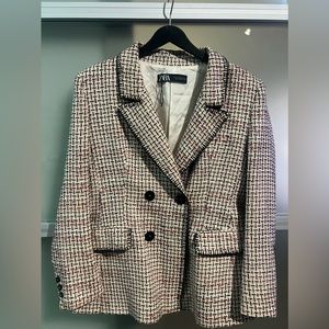 Zara Tweed-like blazer